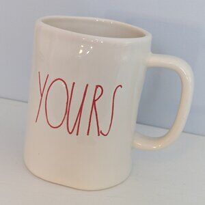 Magenta "Yours" Ceramic Coffee Mug
